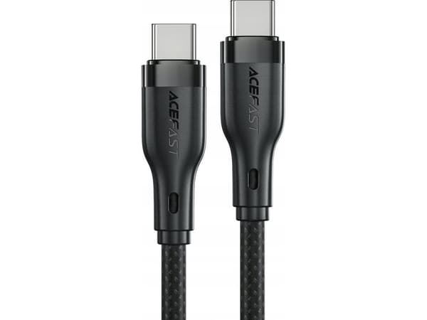 Acefast USB-kaapeli Acefast C8-03 USB-C / USB-C 60W 3A kaapeli - musta