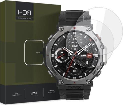 Hofi HERDET GLASS HOFI GLASS PRO+ 2-PAKK AMAZFIT T-REX 3 CLEAR