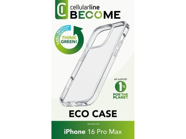 Cellularline 8018080482601, Omslag, Apple, iPhone 16 Pro Max, 17,5 cm (6.9"), Transparent