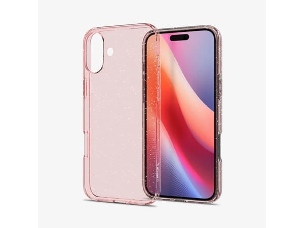 Spigen Liquid Air, Cover, Apple, iPhone 16, 15.5 cm (6.1"), Rose