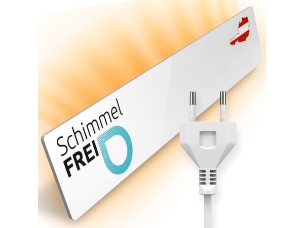 Schimmel-DRY EGS-WHI-GL - Elektrisk formfjerner - veggmontert - hvit (en pakke 2)