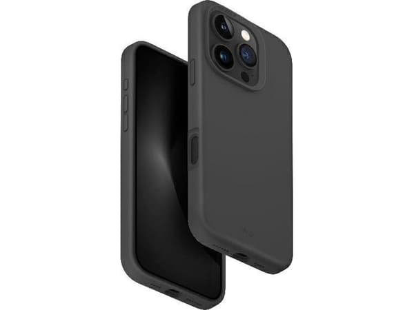 Uniq Etui UNIQ Lino Hue Apple iPhone 16 Pro Max Magclick Charging szary/charcoal grey