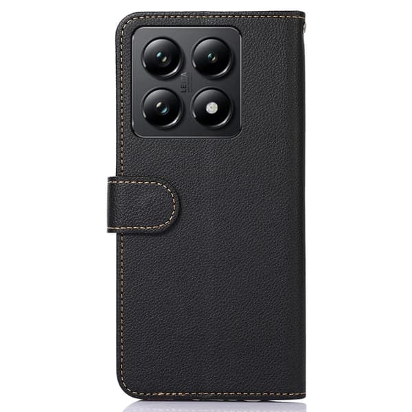 KHAZNEH Plånboksfodral till Xiaomi 14T Pro - Svart-Röd
