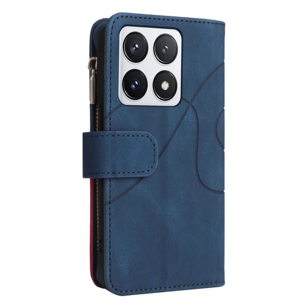 KT Wallet Case til Xiaomi 14T Pro - Blå