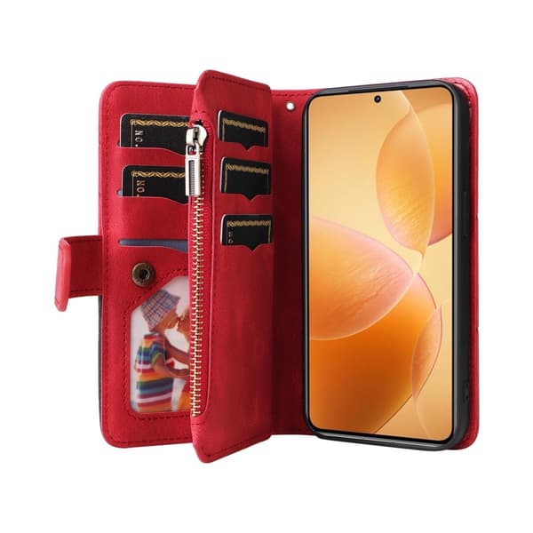 KT Plånboksfodral till Xiaomi 14T Pro - Röd