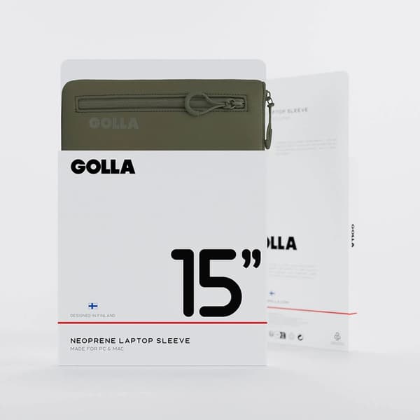 Golla Laptop Sleeve Metro Neoprene 15" - Grön
