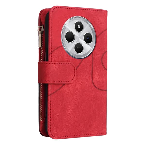 KT Plånboksfodral till Xiaomi Redmi 14C - Röd