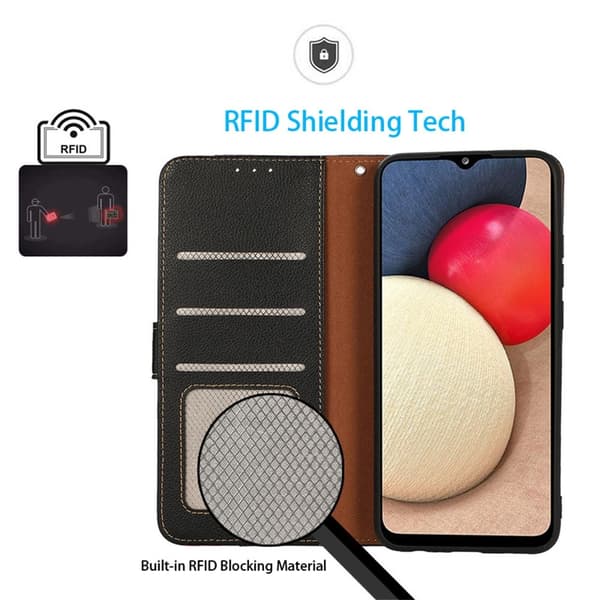 KHAZNEH Pung etui til Xiaomi Redmi 14C - Sort-rød