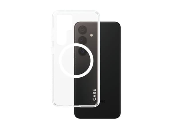 CARE by PanzerGlass Urban Combat - Baksidedeksel for mobiltelefon - QI compatible - termoplast-polyuretan (TPU) - gjennomsiktig, hvit - for Samsung G