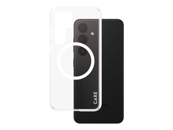 CARE by PanzerGlass Urban Combat - Baksidedeksel for mobiltelefon - QI compatible - termoplast-polyuretan (TPU) - gjennomsiktig, hvit - for Samsung G