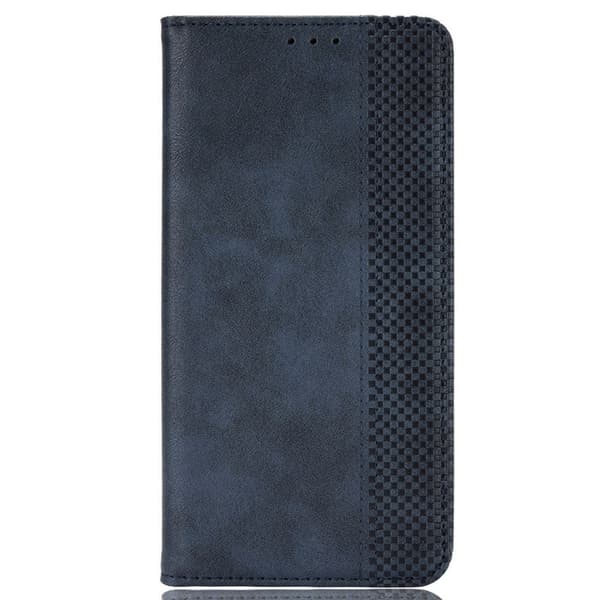Vintage Plånboksfodral Till Xiaomi Redmi 14C - Blå