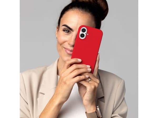Vonmählen Soft Silicone Case, Cover, Apple, iPhone 16, 15.5 cm (6.1"), Red