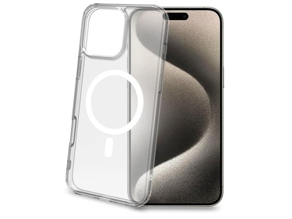 Gelskinmag TPU Cover MagSafe-kompatibelt iPhone 16 Pro Max Transparent
