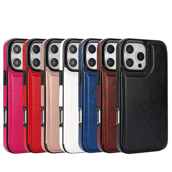 iPhone 16 Pro Max - Stilrent Skal med Plånbok/Kortfack från NKOBEE