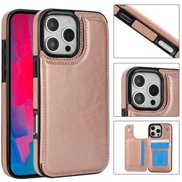 iPhone 16 Pro -  Elegant, Praktiskt och Säkert Plånboksskal