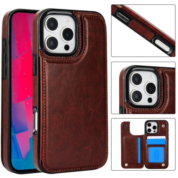 iPhone 16 Pro -  Elegant, Praktiskt och Säkert Plånboksskal