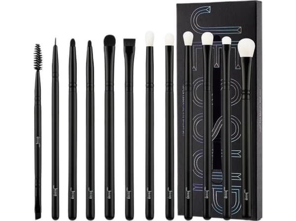 JESSUP_Essential Eye Brush tolv penslar för ögonsminkning T322