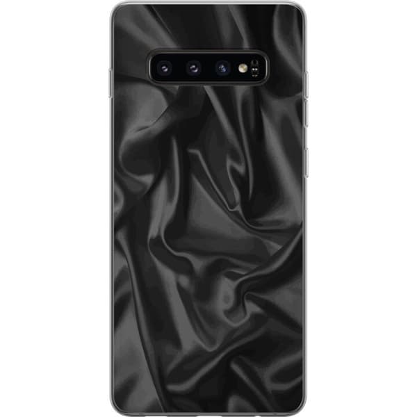 Samsung Galaxy S10 Läpinäkyvä kuori Silkki Musta