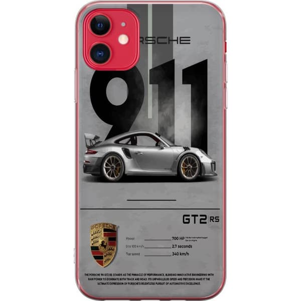 Apple iPhone 11 Gennemsigtig cover Porsche 911