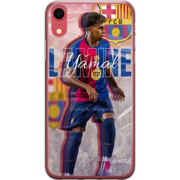 Apple iPhone XR Gennemsigtig cover Lamine Yamal FCB
