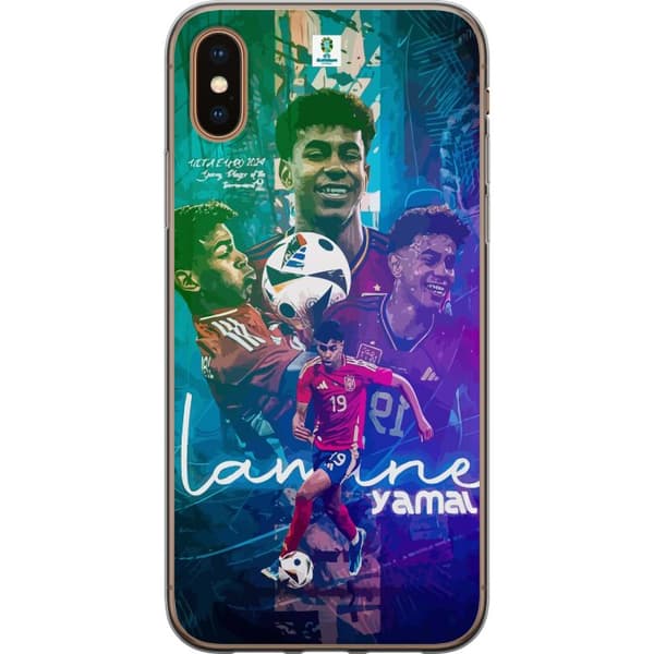 Apple iPhone X Läpinäkyvä kuori Lamine Yamal FCB