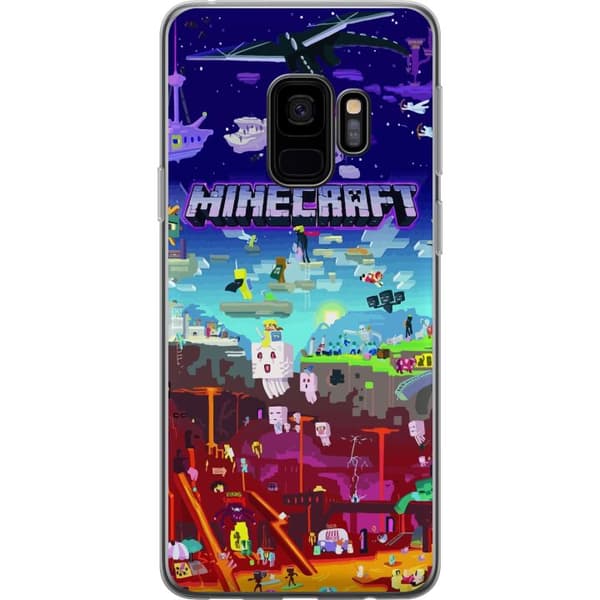Samsung Galaxy S9 Gjennomsiktig deksel Minecraft