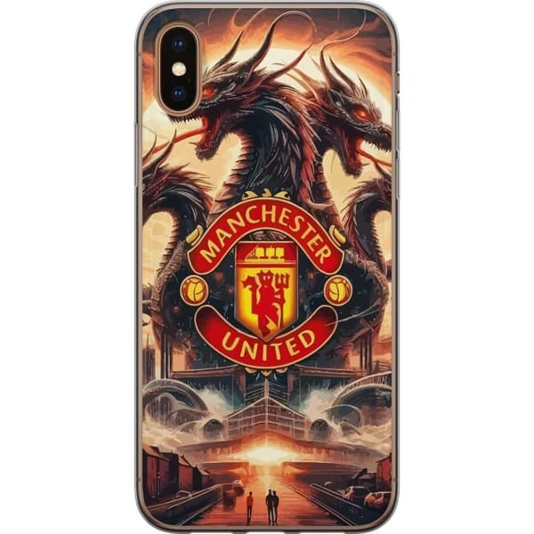 Apple iPhone XS Gjennomsiktig deksel Manchester United
