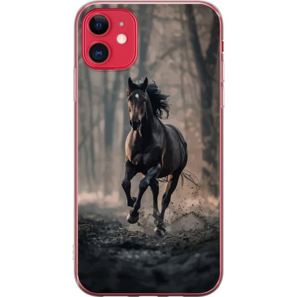 Apple iPhone 11 Gennemsigtig cover Løbende Hest