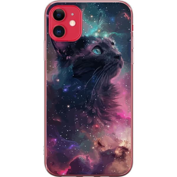 Apple iPhone 11 Gjennomsiktig deksel Katten i Galaksen