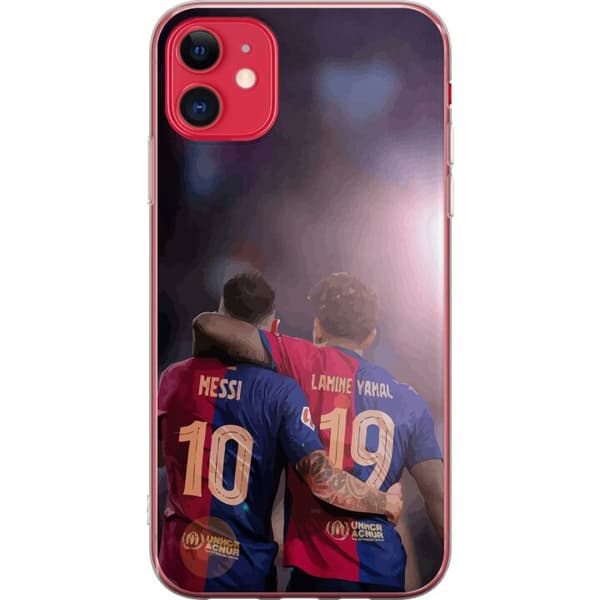 Apple iPhone 11 Gennemsigtig cover Lamine Yamal VS Messi