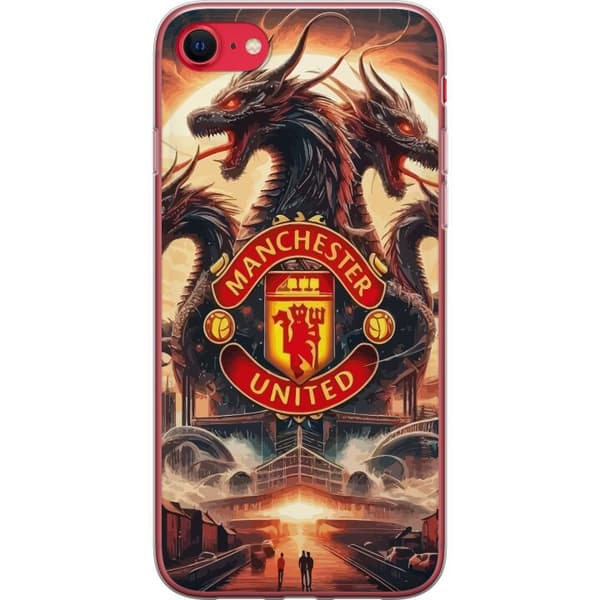 Apple iPhone 8 Gennemsigtig cover Manchester United