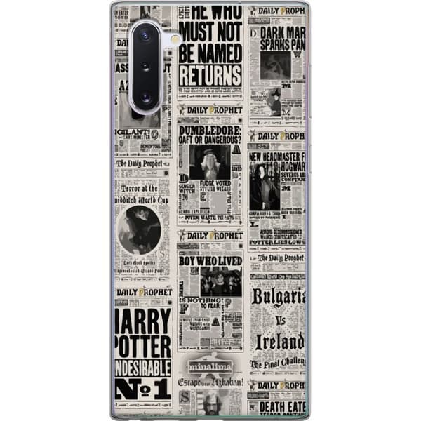 Samsung Galaxy Note10 Gjennomsiktig deksel Harry Potter Tidsskrift