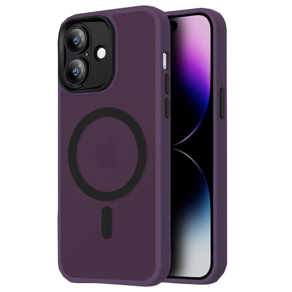 iPhone 16 Skal - Translucent Baksida med Perfekt Passform & Magnetiskt Grepp