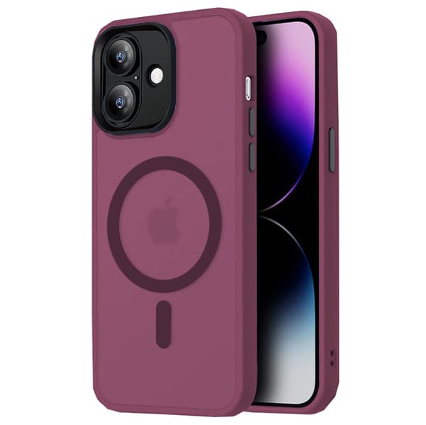 iPhone 16 Skal - Translucent Baksida med Perfekt Passform & Magnetiskt Grepp