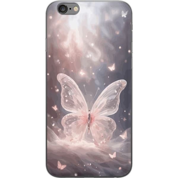 Apple iPhone 6s Plus Gennemsigtig cover Sommerfugl