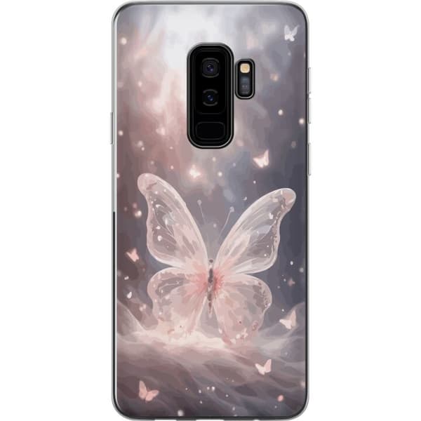 Samsung Galaxy S9+ Gennemsigtig cover Sommerfugl