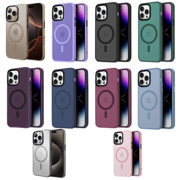 iPhone 16 Pro Max Skal - Translucent Baksida med Perfekt Passform