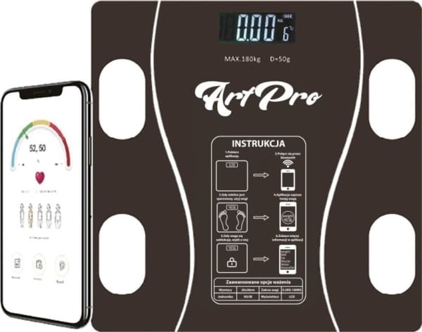 ExtraLink baderomsvekt EXTRALINK HOME SMART BLUETOOTH BADEROMSVEKT