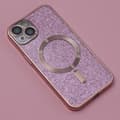 Miniatyrbild 3 av 4: iPhone 13 Mobilskal MagSafe Glitter Chrome - Rosa