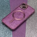 Miniatyrbild 4 av 4: iPhone 13 Mobilskal MagSafe Glitter Chrome - Rosa