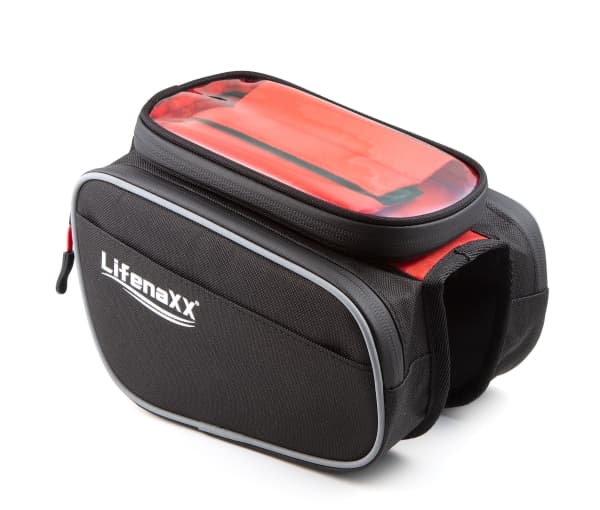 Technaxx 4932, Ramme, Sykkelveske, Sort, Rød, 3 l, 180 mm, 170 mm