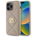 Miniatyrbild 1 av 8: DKNY iPhone 14 Pro Max Mobilskal Quilted Stack Logo - Beige