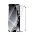 Pikkukuva 1 / 5: Karkaistua lasia oleva näytönsuoja metallireunalla, iPhone 16