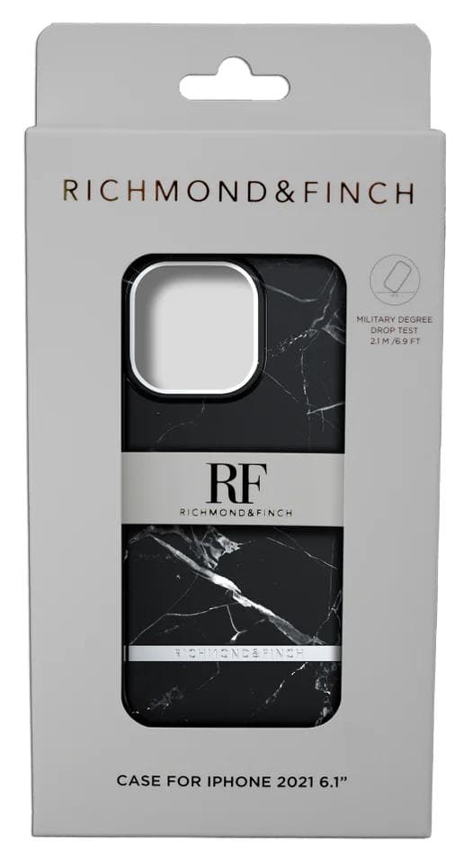 Richmond & Finch iPhone 13 Pro Freedom-etui, svart marmor