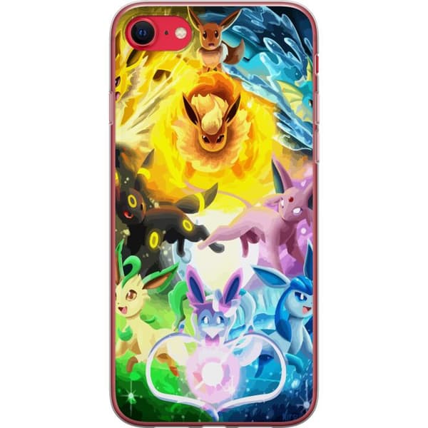 Apple iPhone 8 Gjennomsiktig deksel Pokemon
