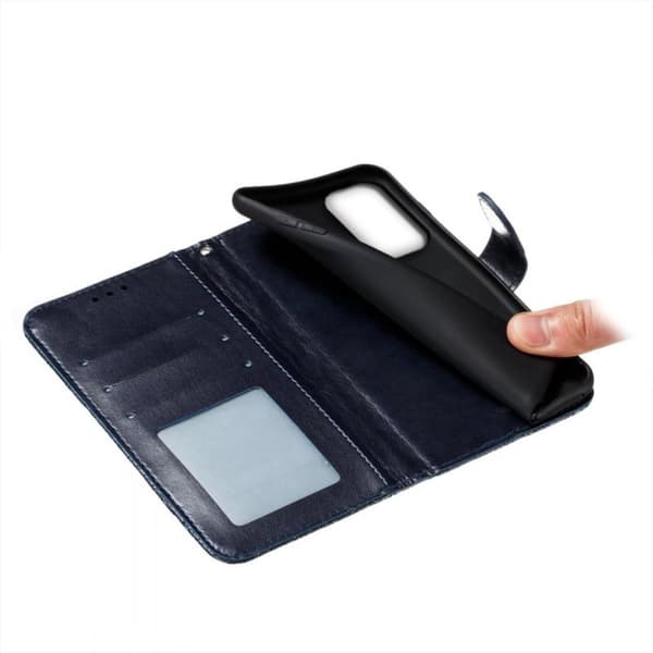 Til Samsung Galaxy A16 5G / A16 4G Flip Cover i PU Læder med Blomster Mønster