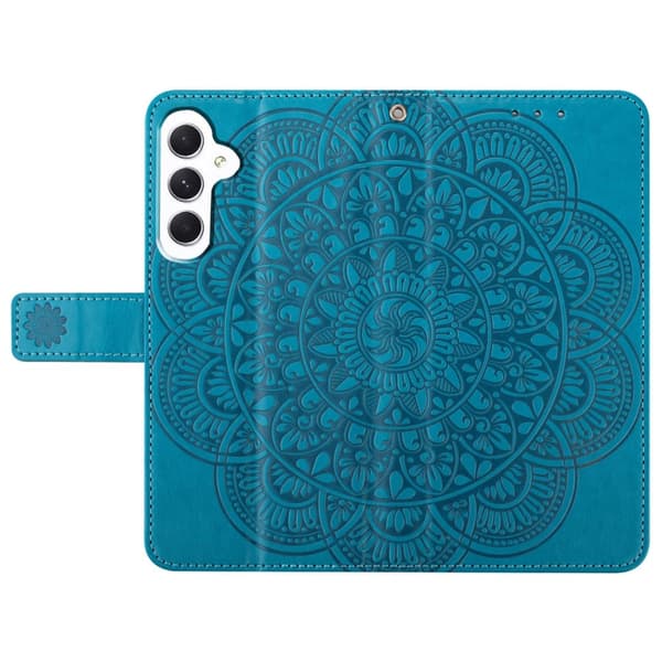 Til Samsung Galaxy A16 5G / A16 4G Cover med Kortlommer og Mandala Mønster