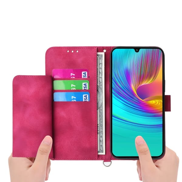 Til Samsung Galaxy A16 5G / A16 4G Cover med Blomstermønster Wallet Cover