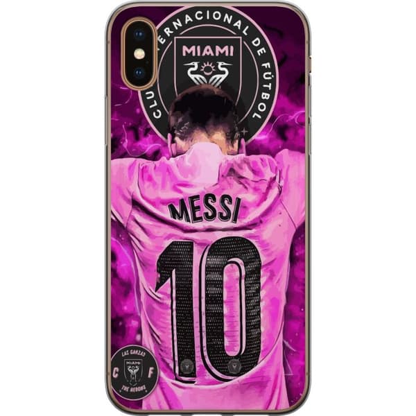 Apple iPhone XS Max Gennemsigtig cover Messi
