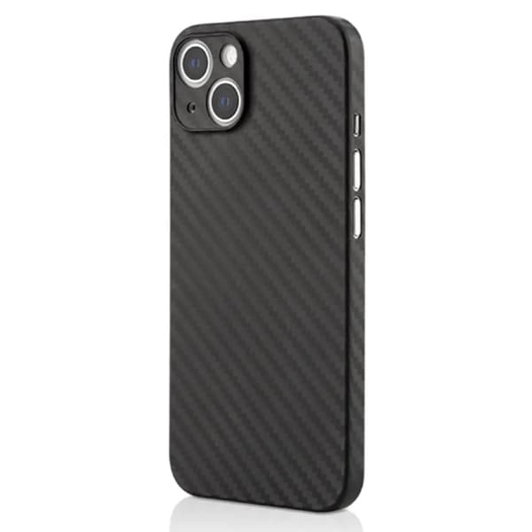 iPhone 15 - Slimmad profil och enkelhet i designen i Karbon